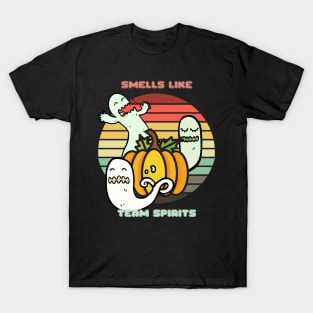 Sunset Ghosts / Smells Like Team Spirits (Pumpkin Edition) T-Shirt